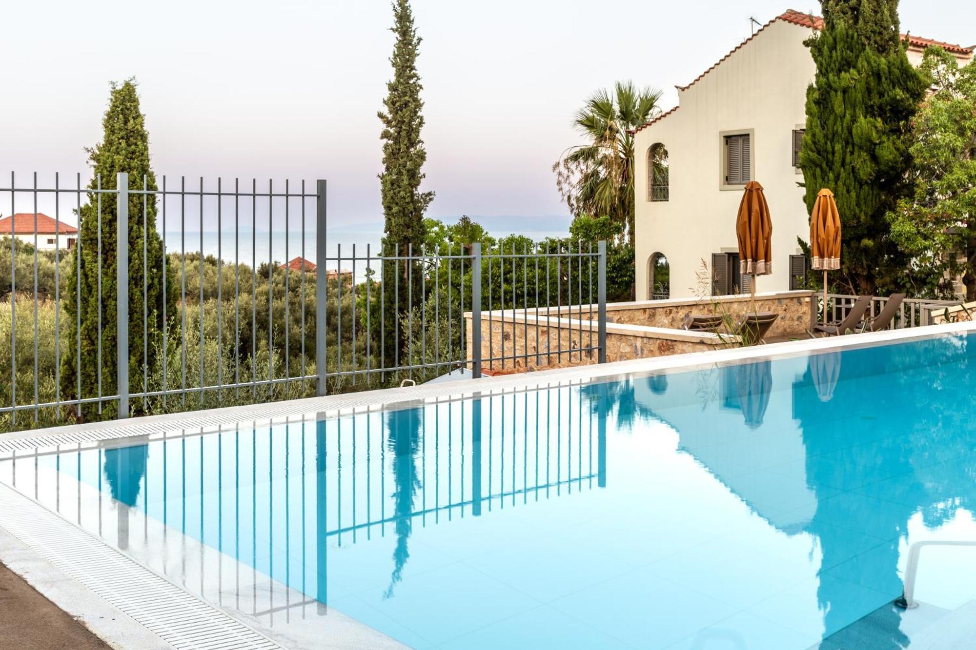 Olympia Zervea Studios With Pool - Apartment Кардамили Экстерьер фото